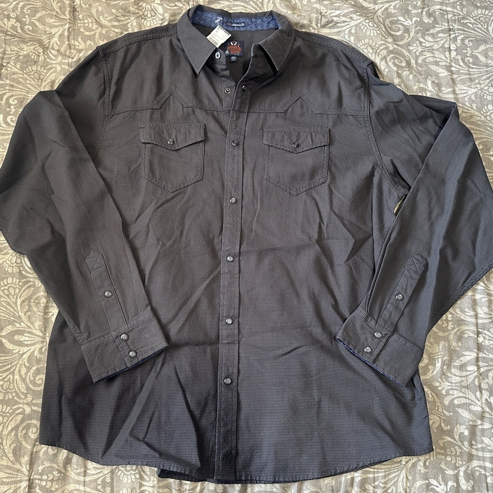 NWT Men’s XXL Moon Shine Button Up